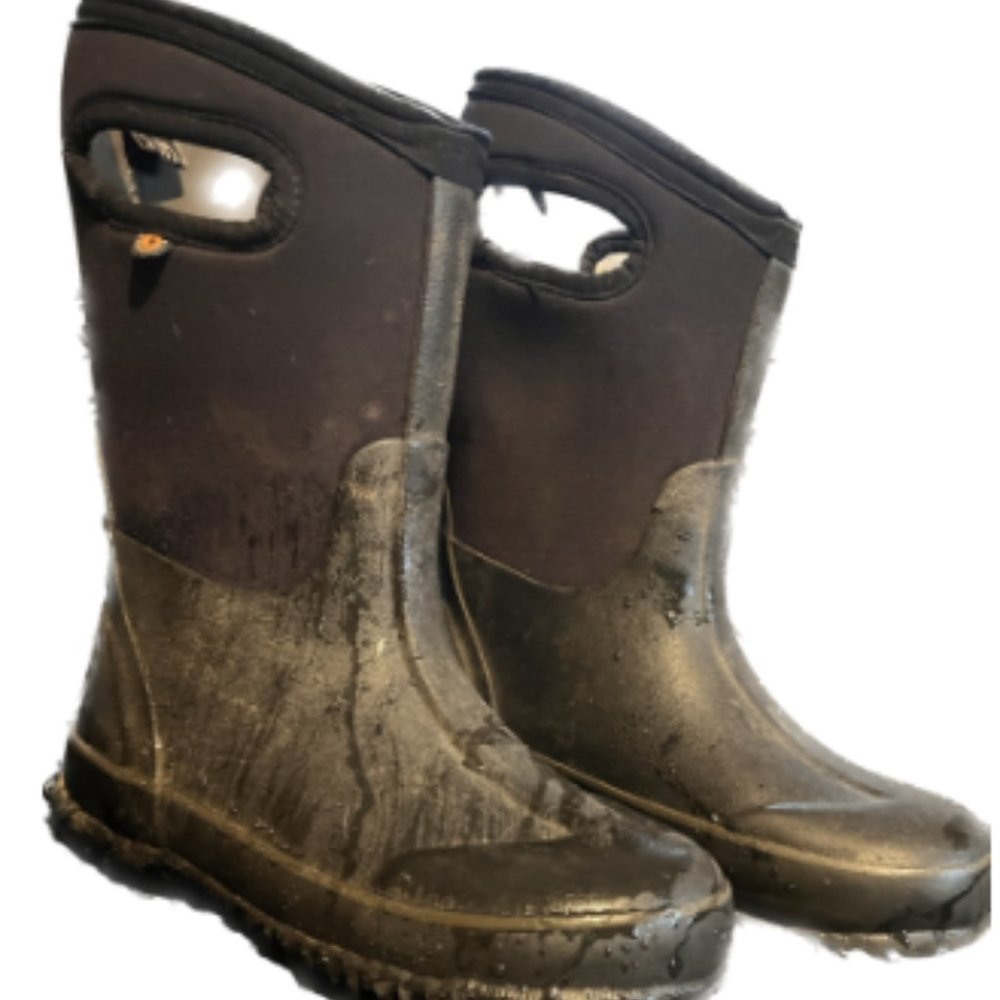 Bogs Kids winter boots size 2 black